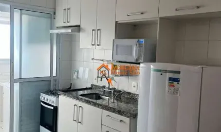 Studio para locação com 30m² Mobiliado no Condomínio Inside - Gopouva - Guarulhos/SP