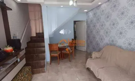 Sobrado com 2 dormitórios, 80 m² - venda por r$ 320.000,00 ou aluguel por r$ 1.665,00/mês - cidade serodio - guarulhos/sp