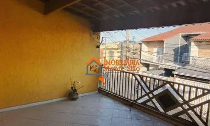 Sobrado com 4 dormitórios, 300 m² - venda por r$ 900.000,00 ou aluguel por r$ 4.380,00/mês - jardim bela vista - guarulhos/sp