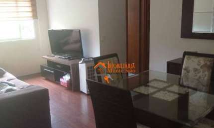 Apartamento com 2 dormitórios à venda, 56 m² por R$ 362.000,00 - Jardim Nova Taboão - Guarulhos/SP