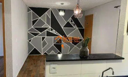 Apartamento com 2 dormitórios à venda, 45 m² por r$ 245.000,00 - água chata - guarulhos/sp