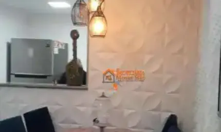 Apartamento com 2 dormitórios à venda, 44 m² por r$ 209.000,00 - água chata - guarulhos/sp