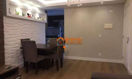 Apartamento com 3 dormitórios à venda, 76 m² por R$ 593.000,00 - Picanco - Guarulhos/SP