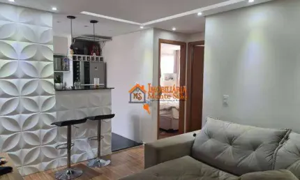 Apartamento com 2 dormitórios à venda, 42 m² por r$ 225.000,00 - água chata - guarulhos/sp