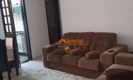Apartamento com 2 dormitórios à venda, 50 m² por r$ 213.000,00 - centro - guarulhos/sp