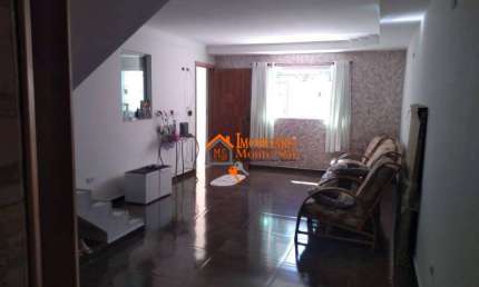 Sobrado com 3 dormitórios à venda, 123 m² por R$ 689.000,00 - Parque Flamengo - Guarulhos/SP