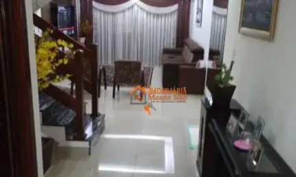 Sobrado com 3 dormitórios à venda, 131 m² por r$ 954.000,00 - jardim santa clara - guarulhos/sp