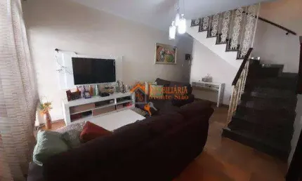 Sobrado para compra no Jardim Santa Cecilia  com 3 dormitórios à venda por R$ 742.000 - Jardim Santa Cecília - Guarulhos/SP