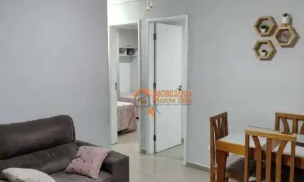 Apartamento com 2 dormitórios à venda, 46 m² por R$ 215.000,00 - Jardim Santo Expedito - Guarulhos/SP