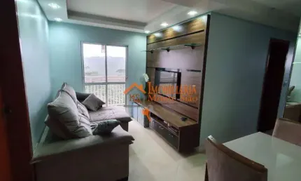 Apartamento com 3 dormitórios à venda, 64 m² por R$ 424.000,00 - Carmela III - Guarulhos/SP