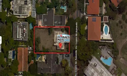 Terreno à venda na Avenida Lopes de Azevedo, 868, Jardim Guedala, São Paulo por R$ 2.400.000