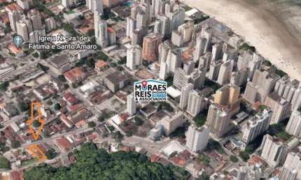 Terreno à venda na Rua Cavalheiro Nami Jafet, 509, Pitangueiras, Guarujá por R$ 1.160.900
