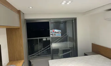 Apartamento com 1 quarto para alugar na Avenida Vereador José Diniz, 341, Alto da Boa Vista, São Paulo por R$ 2.550