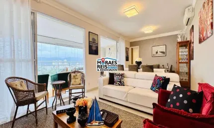 Apartamento com 3 quartos à venda na Caminho das Tartarugas, 60, Centro, Guarujá por R$ 1.400.000