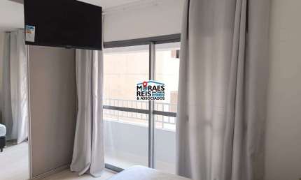 Apartamento com 1 quarto para alugar na Praça Princesa Isabel, 202, Brooklin, São Paulo por R$ 2.915