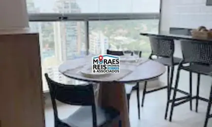 Apartamento com 1 quarto para alugar na Rua João de Lacerda Soares, 31, Brooklin, São Paulo por R$ 4.300