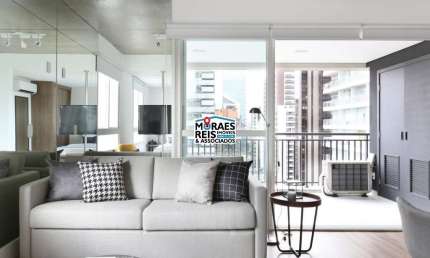 Apartamento com 1 quarto para alugar na Rua Jean Peltier, 311, Cidade Monções, São Paulo por R$ 4.800