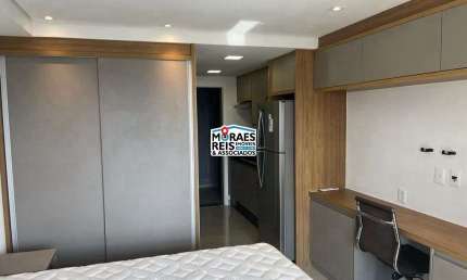 Apartamento com 1 quarto para alugar na Avenida Vereador José Diniz, 341, Santo Amaro, São Paulo por R$ 2.750