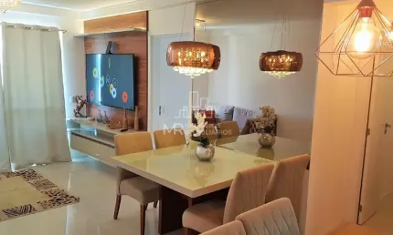 Apartamento com 03 quartos sendo 01 suíte localizado em barreiros - são josé - sc.