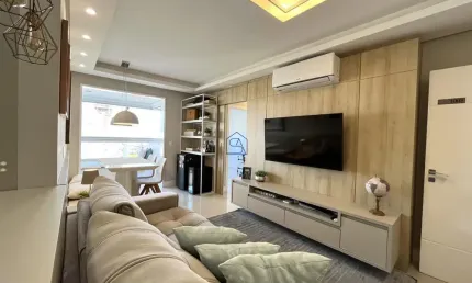 Apartamento com 02 quartos sendo 01 suíte localizado no Bairro N.S.do Rosário - São José - SC.