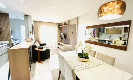 Apartamento com 03 quartos sendo 01 suíte 02 BWC localizado em Areias, São José - SC