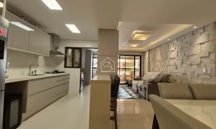 Apartamento com 02 quartos sendo 01 suíte 02 BWC localizado em Campinas - São José SC.