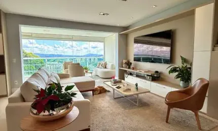 Apartamento com 3 quartos à venda na alameda américa, 365, tamboré, santana de parnaíba, 202 m2 por r$ 3.000.000