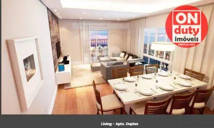 Maravilhoso Apartamento Duplex com 3quartos à venda, 128 m² por R$ 959.500 - Encruzilhada - Santos/SP
