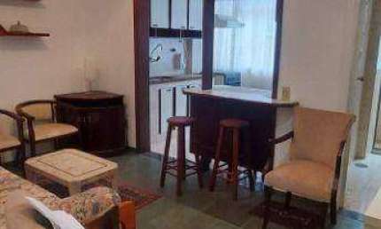 Apartamento, 55 m² - venda por R$ 468.000,00 ou aluguel por R$ 3.665,00/mês - Gonzaga - Santos/SP