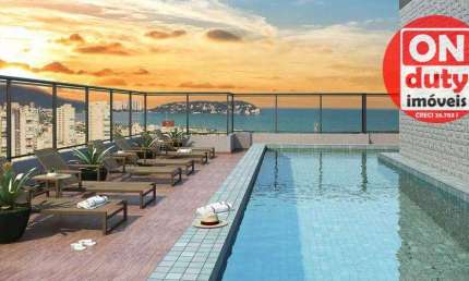Apartamento com 1 quarto à venda, 47 m² por R$ 491.635 - Enseada - Guarujá/SP