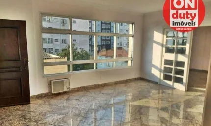 Apartamento com 3 quartos para alugar, 130 m² por R$ 7.500/mês - Ponta da Praia - Santos/SP