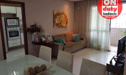 Apartamento  à venda, 77 m² por R$ 650.000 - Encruzilhada - Santos/SP