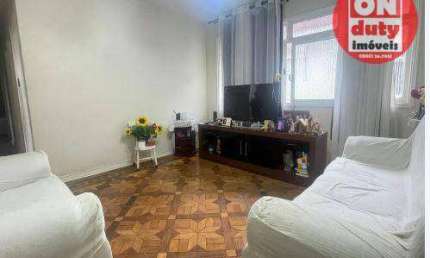 Apartamento com 2 dormitórios à venda, 85 m² por R$ 420.000,00 - Campo Grande - Santos/SP