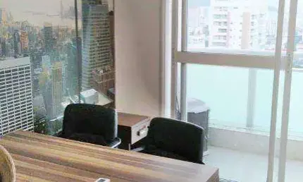 Sala para alugar, 44 m² por r$ 4.000,00/mês - boqueirão - santos/sp