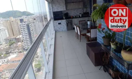 Apartamento à venda, 160 m² por r$ 2.800.000,00 - ponta da praia - santos/sp
