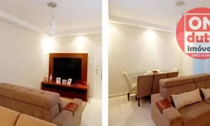 Apartamento com 2 dormitórios à venda, 64 m² por R$ 392.000,00 - Campo Grande - Santos/SP
