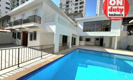 Casa com 4 dormitórios para alugar, 500 m² por R$ 15.000,00/mês - Ponta da Praia - Santos/SP