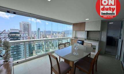 Apartamento com 3 suítes para alugar, 151 m² por R$ 15.000/mês - Aparecida - Santos/SP