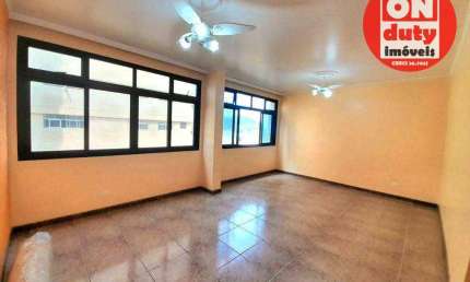 Apartamento para alugar, 130 m² por R$ 6.300,00/mês - José Menino - Santos/SP