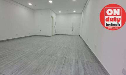 Sala comercial com 1 sala para alugar na Rua Campos Mello, Vila Mathias, Santos