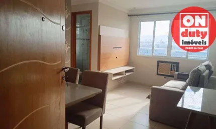 Apartamento com 1 quarto para alugar, 56 m² por R$ 3.500/mês - Aparecida - Santos/SP