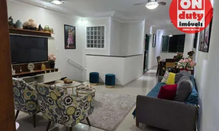 Casa com 3 dormitórios à venda, 161 m² por R$ 995.000,00 - Embaré - Santos/SP