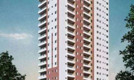 Credlar sebastian bach apartamento com 2 dormitórios  sendo  1 suíte à venda, 59 m² a partir r$ 508.500 - centro - são vicente/sp