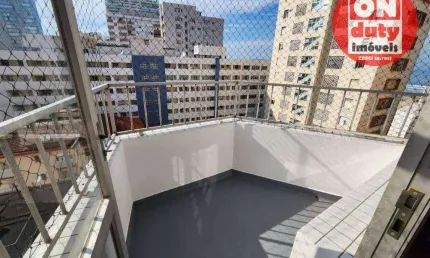 Apartamento com 2 dormitórios à venda, 84 m² por r$ 760.000,00 - gonzaga - santos/sp