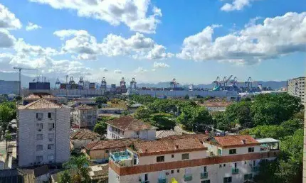 Apartamento para alugar, 112 m² por R$ 4.250,00/mês - Embaré - Santos/SP