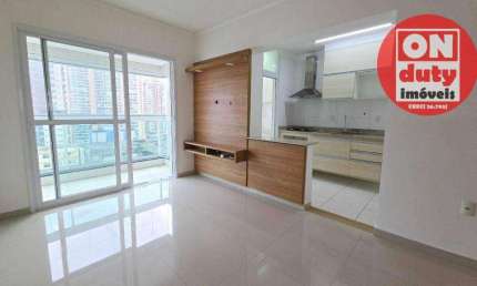 Apartamento com 1 quarto, 47 m² - venda por R$ 720.000 ou aluguel por R$ 4.800/mês - Embaré - Santos/SP