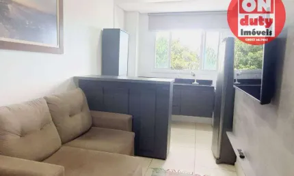 Apartamento à venda, 28 m² por r$ 320.000,00 - macuco - santos/sp