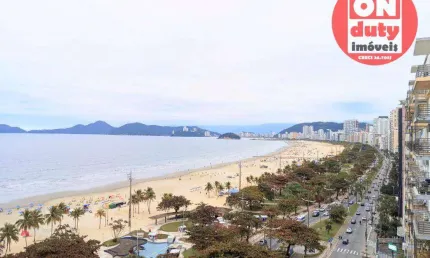 Apartamento com 3 quartos à venda, 198 m² por r$ 1.800.000 - boqueirão - santos/sp