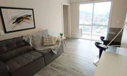 Apartamento com 1 quarto para alugar na Avenida Conselheiro Nébias, Boqueirão, Santos