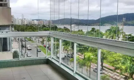 Apartamento com 4 quartos para alugar na Avenida Bartolomeu de Gusmão, Embaré, Santos